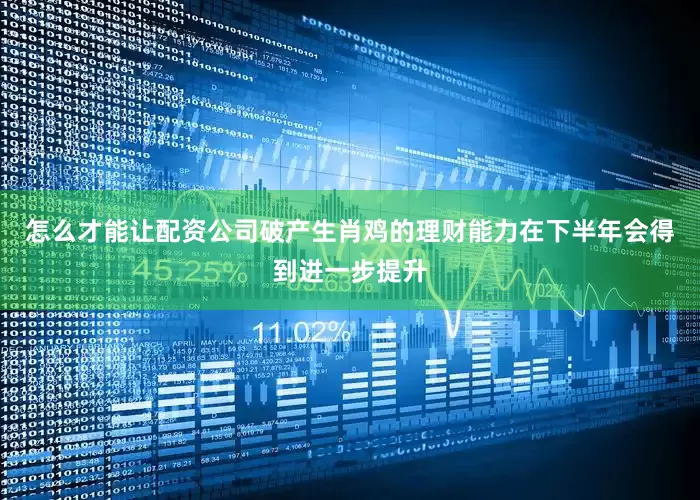 怎么才能让配资公司破产生肖鸡的理财能力在下半年会得到进一步提升